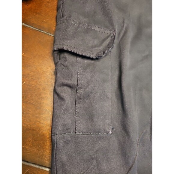 Cintas Comfort Flex Navy Black Cargo Work Pant 38x33 #270-35 Relaxed Fit - Picture 2 of 9